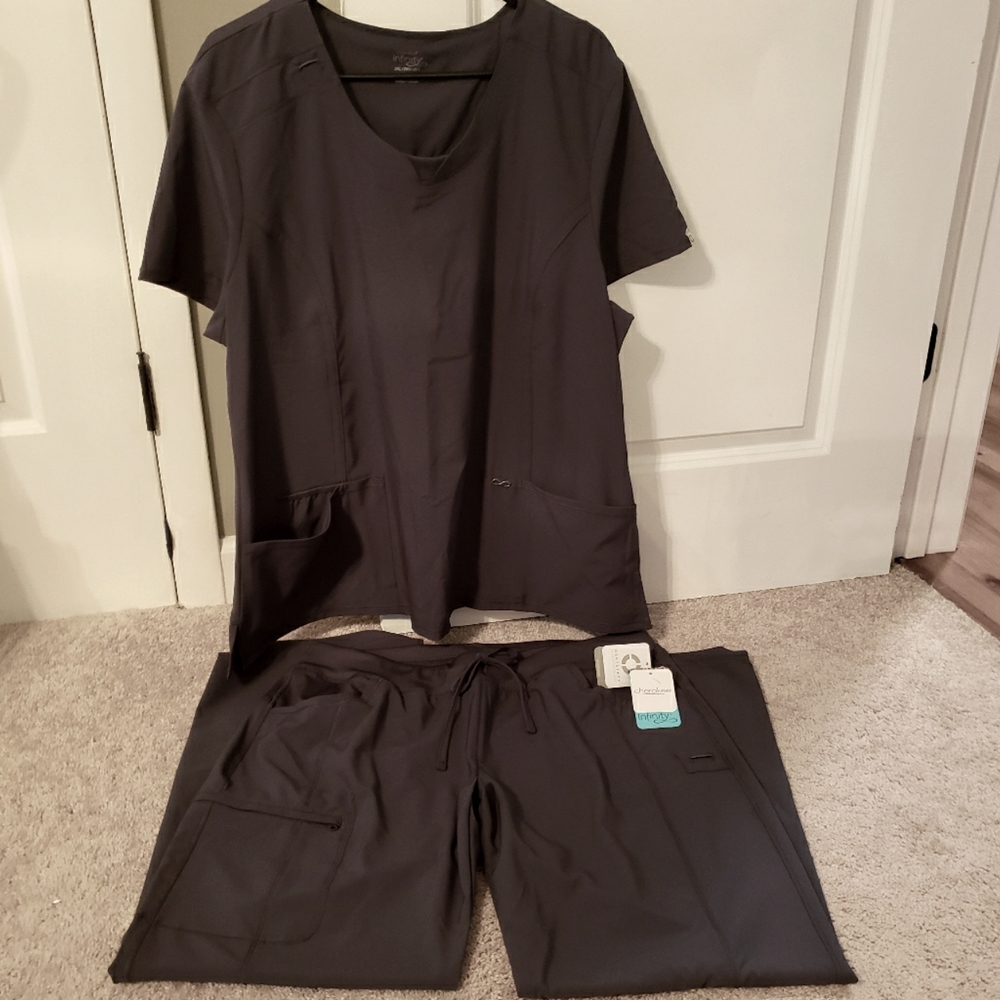 NWT GREY SCRUBS PANTS